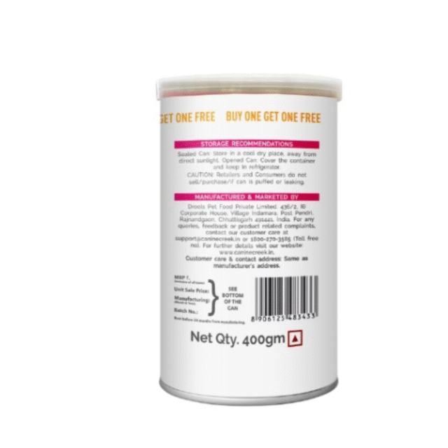 Canine Creek Puppy Wet Food – 400+400g (Pack of 2) - Image 3
