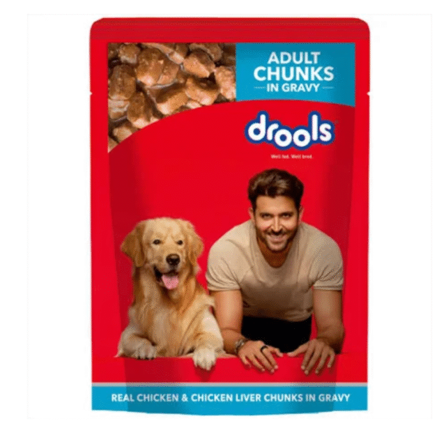 Drools Real Chicken & Chicken Liver Chunks in Gravy Adult Dog Wet Food (150g X 30) Pack of 30 - Image 3