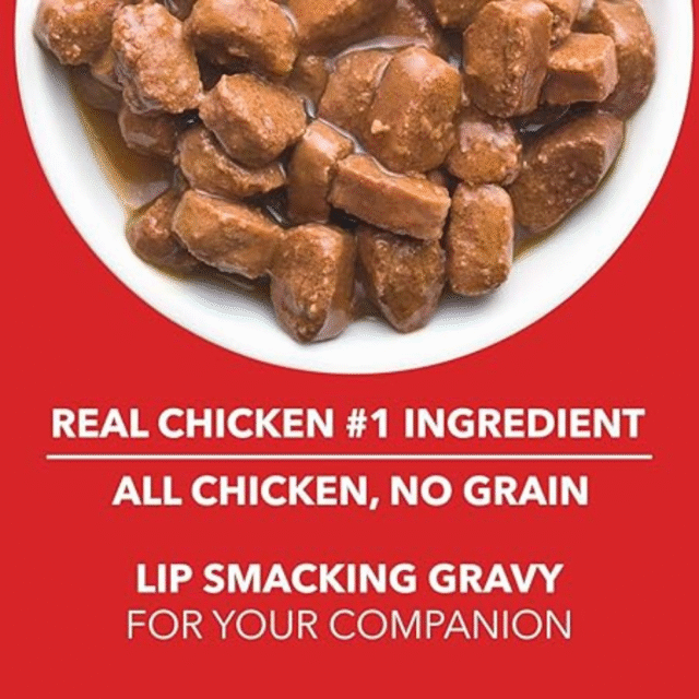 Drools Real Chicken & Chicken Liver Chunks in Gravy Adult Dog Wet Food (150g X 30) Pack of 30 - Image 4