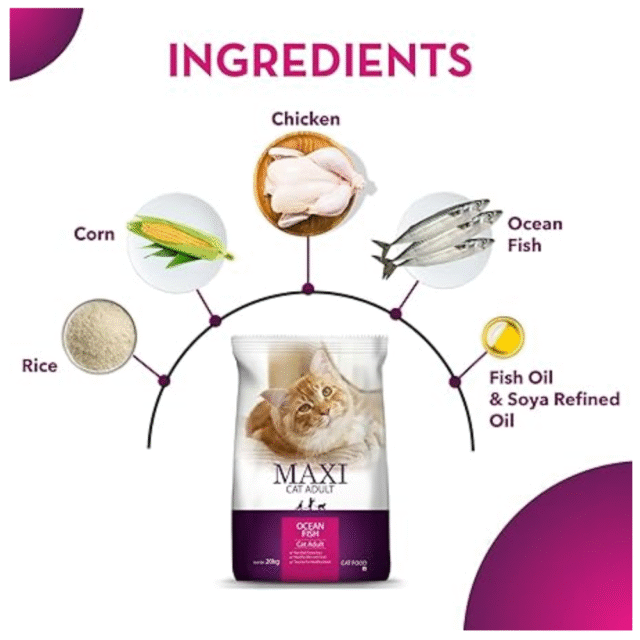 Drools Maxi Ocean Fish Adult Dry Cat Food - 20kg - Image 5