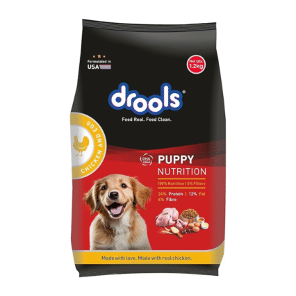 Drools Puppy Dry Dog Food, Chicken and Egg Flavor 1.2 kg Pack