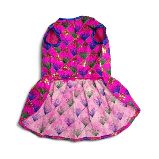Furrfab Festive Pink Frock for Female Dog - Image 3