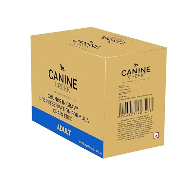 Canine Creek Adult Wet Dog Food Real Chicken Gravy, 150gm (Pack of 15), 2.25kg Pack - Image 3