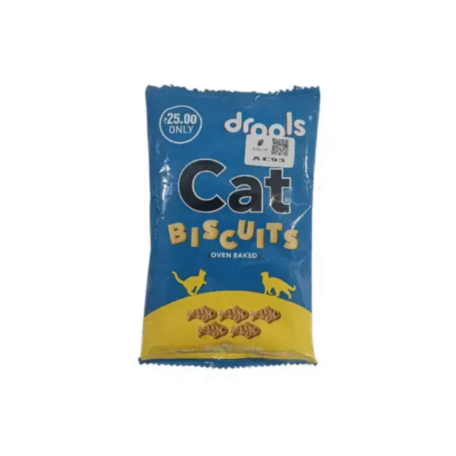 Drools Cat Treat Biscuits Real Chicken Flavor 40g Pack